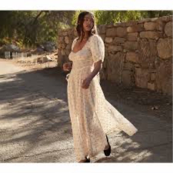 Doen Tetra Dress cream NWT size xs - Picture 4 of 5